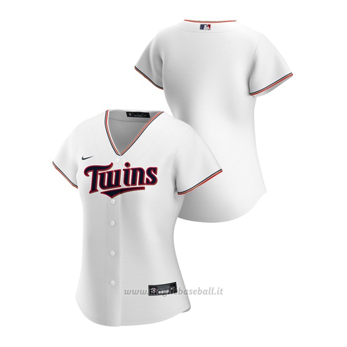 Maglia Baseball Donna Minnesota Twins Replica 2020 Primera Bianco